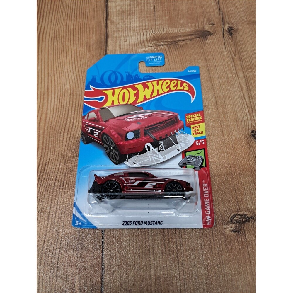 2019 Hot Wheels HW Game Over 2005 Ford Mustang #44 Kroger exclusive red